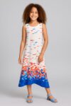 Robe fille motif coloré été